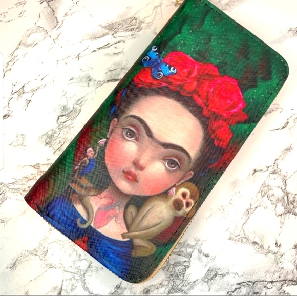 Handbags - Frida Kahlo Monkey Wallet